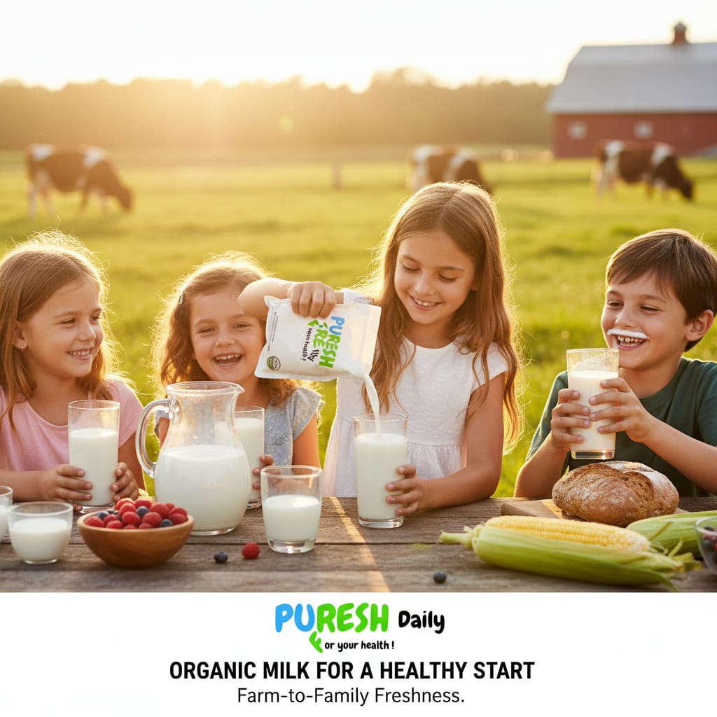 A2 Organic Milk in Ranchi - The Safest Choice for Kids and Children.